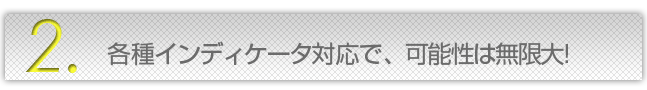 多様な機能を標準搭載