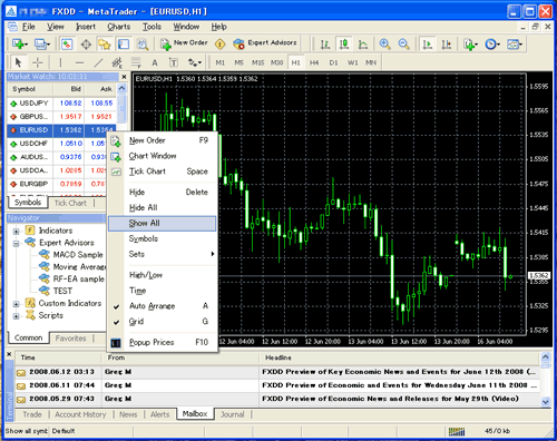 MetaTrader 4の通貨ペアを拡充 MetaTrader 4の通貨ペアを拡充