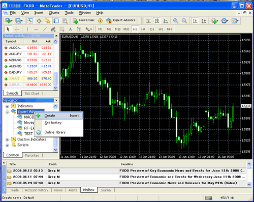 metatrader visual basic tutorial